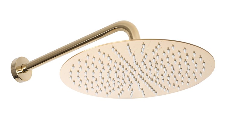 Zestaw Natryskowy Podtynkowy z Termostatem LUNGO Złoty