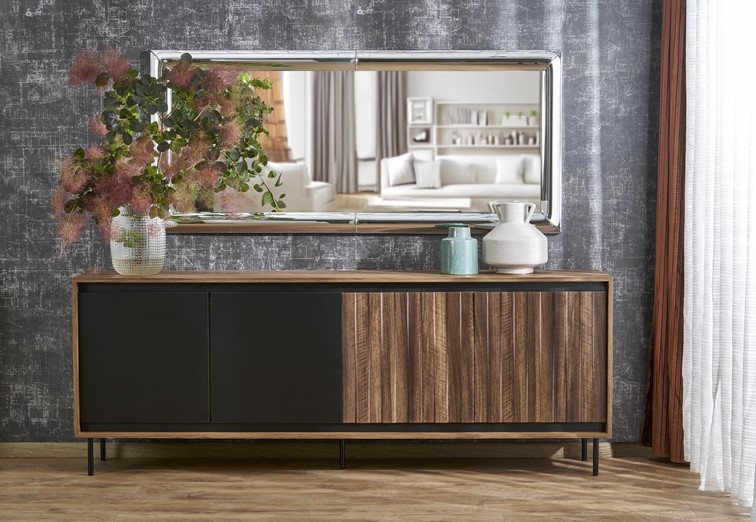 Lustro Ścienne ABISSO Srebrny