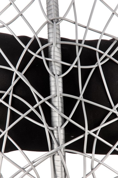 Fotel Ogrodowy EGGY Popielaty/Czarny