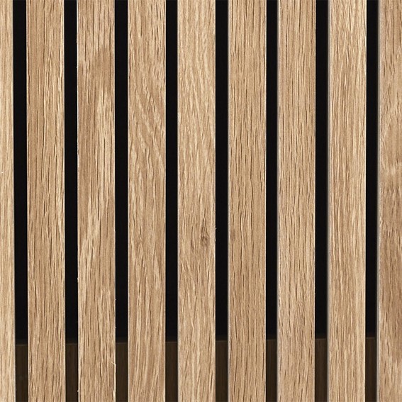 Komoda KLAUS 2 Szuflady, 2 Szafki Naturalny