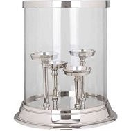 Świecznik HURRICANE EVI 4 Srebrny