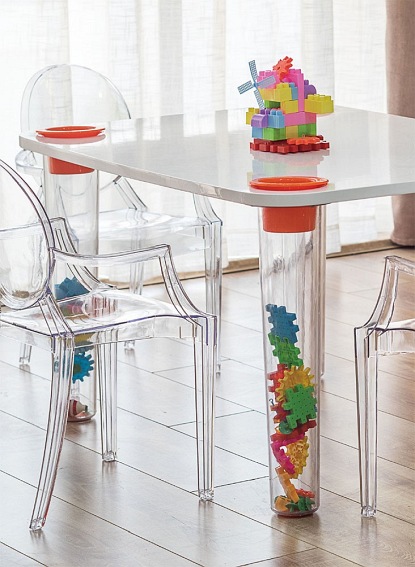 Krzesło LOUIS Dymiony