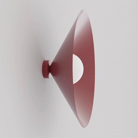 Kinkiet MONO K1L Burgundowy/Opal