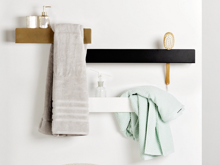 Półka Land Hang 100x10x16 Czarny