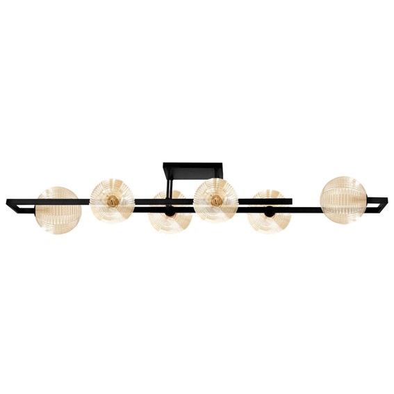 Lampa Sufitowa EMIR K-5767 Bursztynowy/Czarny