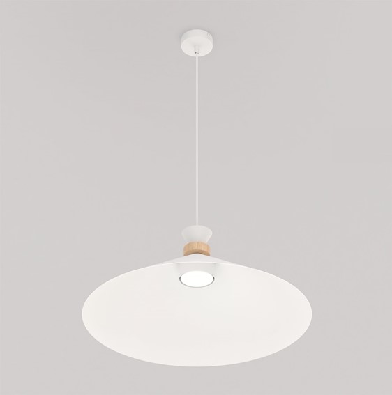 Lampa Wisząca OLIVO 1L Biały