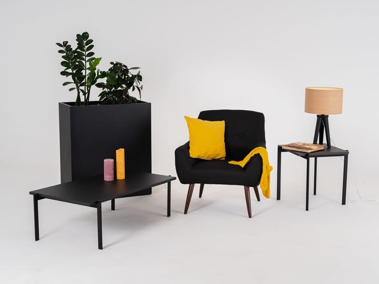 Stół Kawowy BORGE 50 Czarny