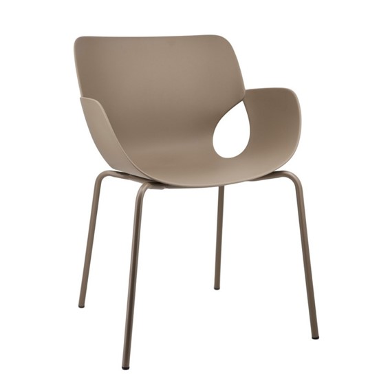 Krzesło LENNOX ARM Brązowy