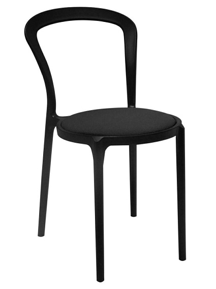Krzesło Slim 55x43x83 Czarny