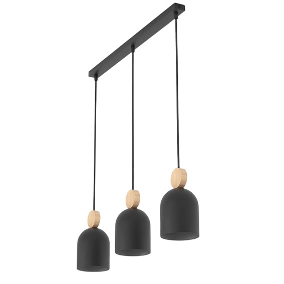 Lampa Wisząca MESI 3 PREM Czarny