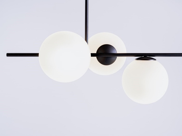 Lampa Wisząca Bobler Horizontal 17x150x50 Czarny