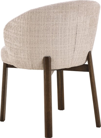 Krzesło DARLENE Wood Beżowy Juto 4