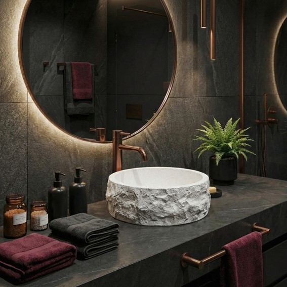 Umywalka Nablatowa ALICE Biały