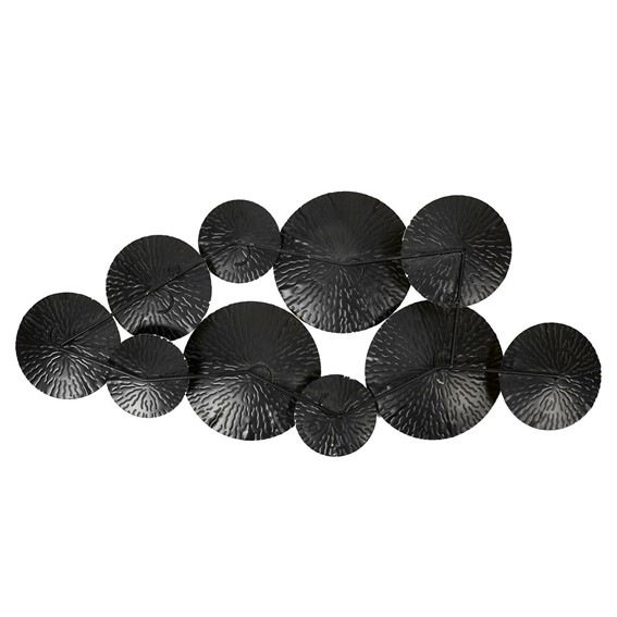 Dekoracja Ścienna ANEMONE Złoty/Czarny