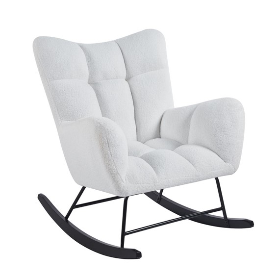 Fotel Bujany TEDDY FR4-FX Biały