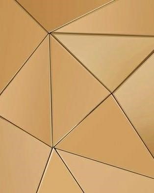 Lustro Ścienne JONI Złoty