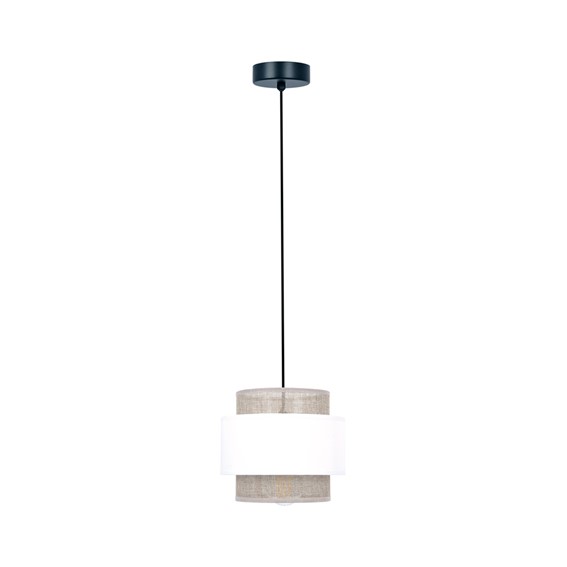 Lampa Wisząca CEZAR K-5270 Biały/Beżowy
