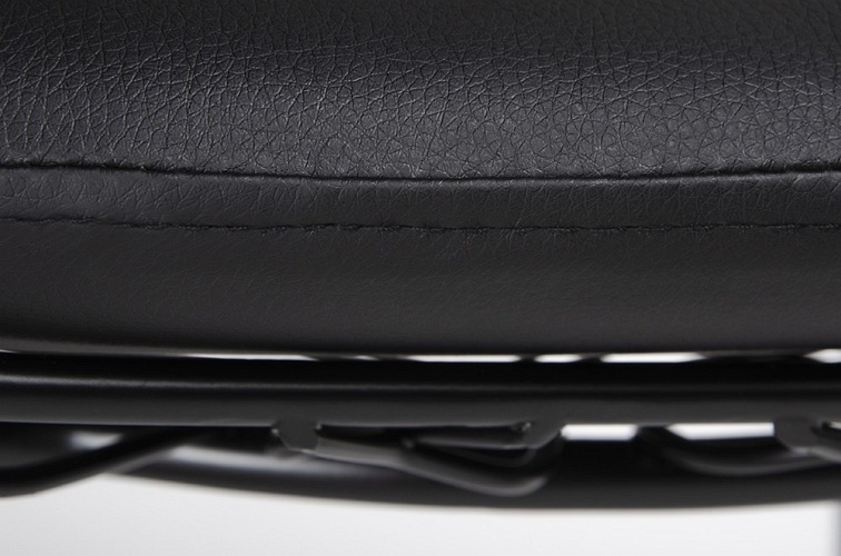 Krzesło DEMON Czarne Ekoskóra