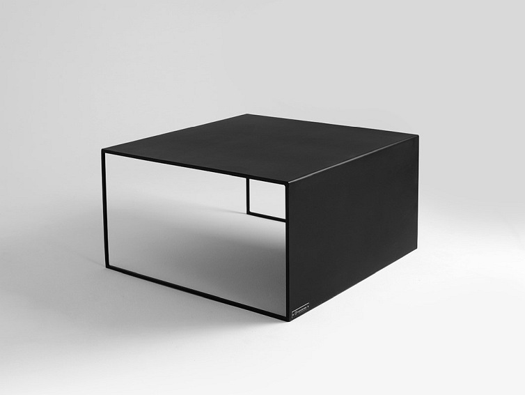 Stół kawowy 2 WALL METAL 80