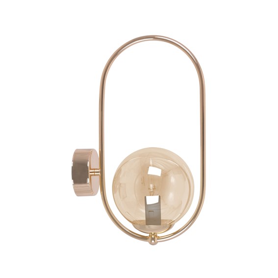 Kinkiet SVEN K-5398 Złoty/Bursztynowy