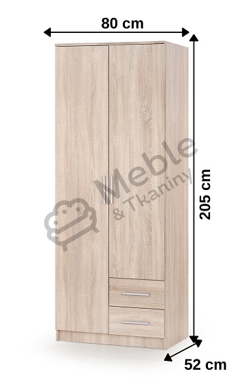 Szafa LIMA S-2 Dąb Sonoma