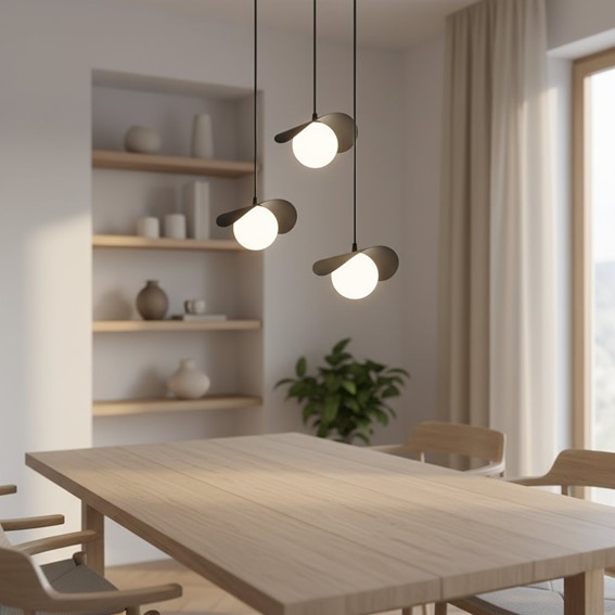 Lampa Wisząca RITUAL 3 PREM Czarny