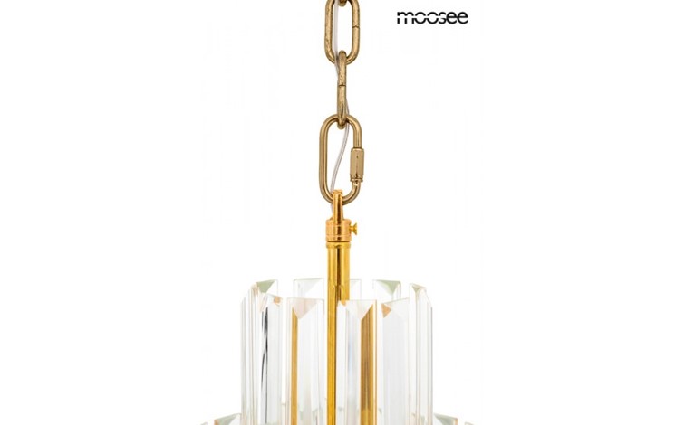 Lampa Wisząca IMPERO Złoty/Transparentny