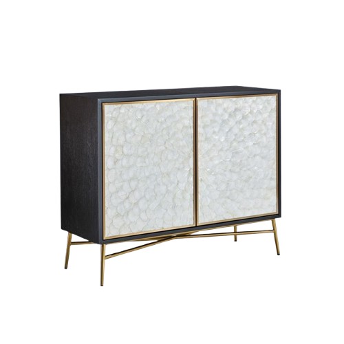 Komoda STILIG ST908 Grafit/Złoty