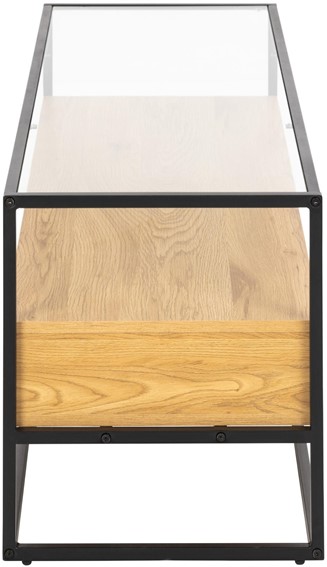 Szafka RTV RANDOLF Szkło/Dąb