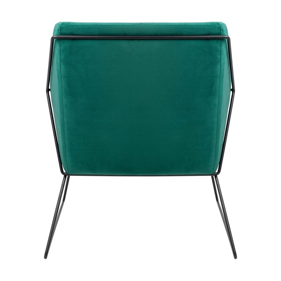 Fotel EMMA Velvet Ciemny Zielony