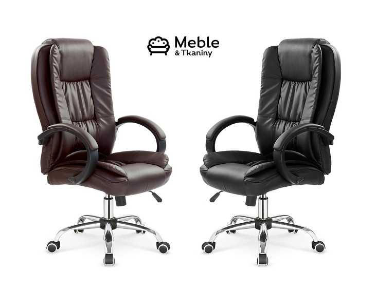 Fotel Gabinetowy RELAX Ciemny Brąz