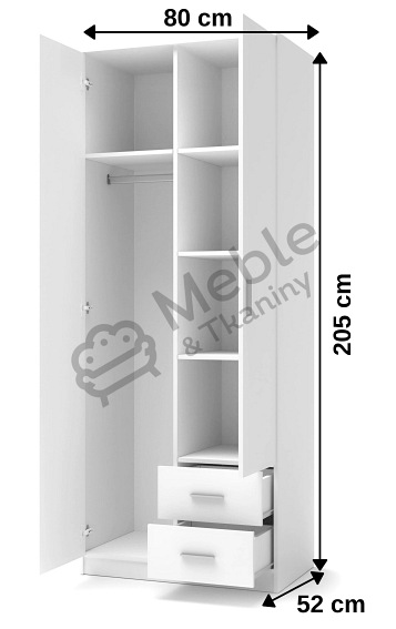 Szafa LIMA S-2 Biały