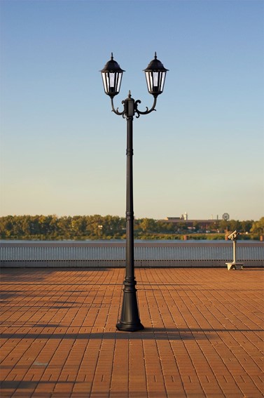 Lampa Zewnętrzna Stojąca LOZANA K-7006A2/2 Czarny