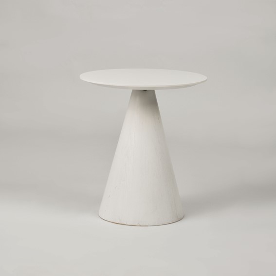 Stolik FLORENCE FL01W fi40 Biały