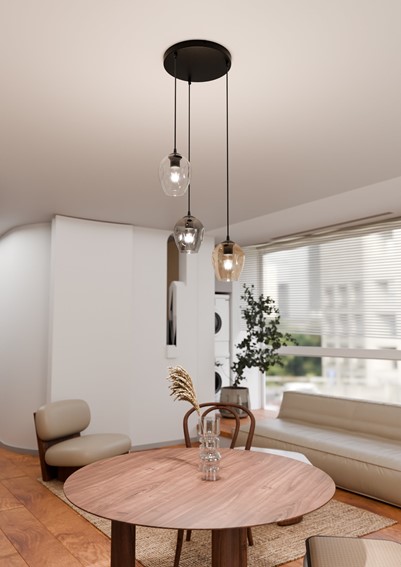 Lampa Wisząca ISTAR 3 PREMIUM MIX Czarny