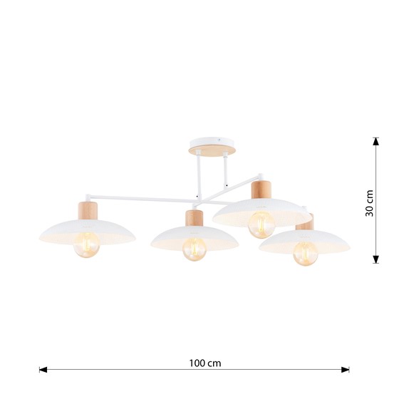 Lampa Sufitowa KOBE 4 Biały