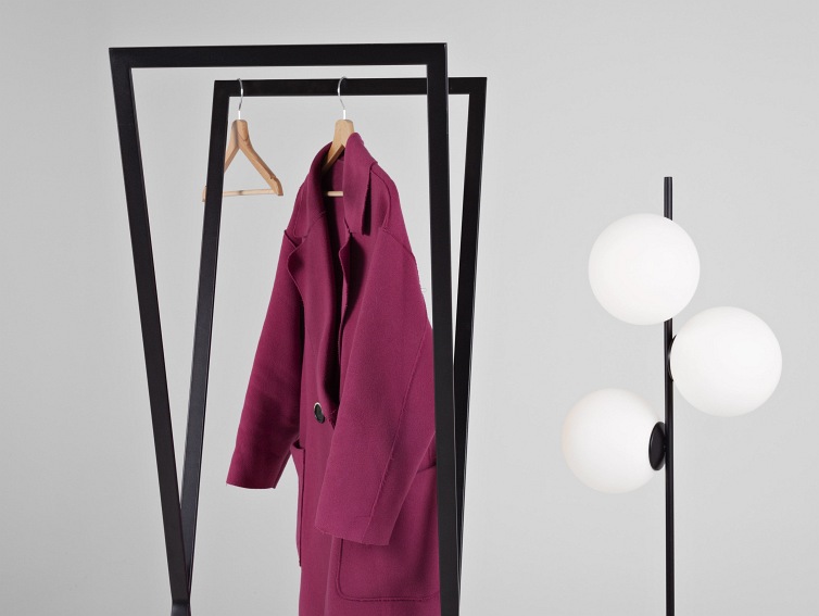 Wieszak Rosett 175 Czarny