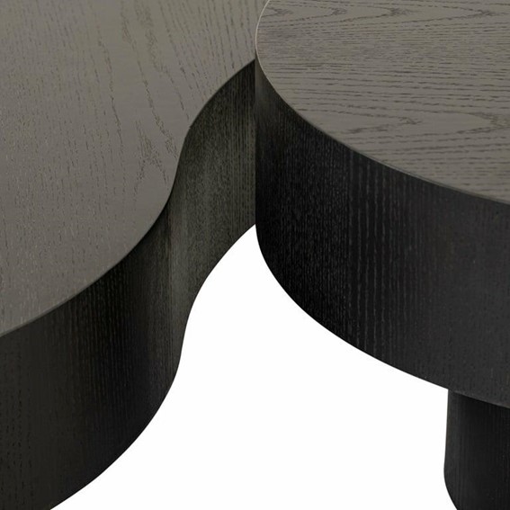 Zestaw Stolików Kawowych BOGOR Ciemny Brązowy