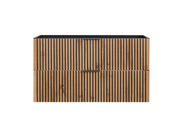 Szafka pod Umywalkę XILO 82-100-D-2S Czarny/Wotan