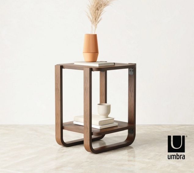 Stolik BELLWOOD Czarny Orzech