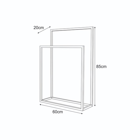Wieszak Łazienkowy KS-51 TOWEL II Beż
