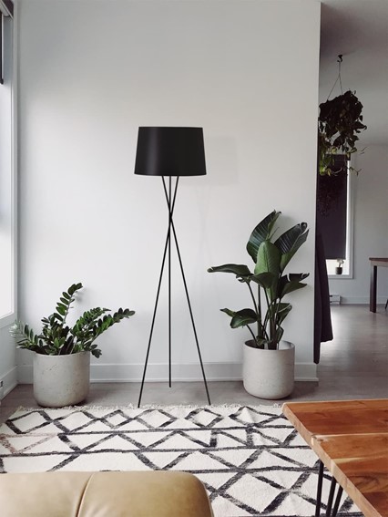 Lampa Podłogowa REMI GOLD K-4358 Czarny/Złoty