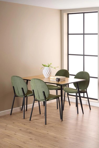 Krzesło CLIFF Zielony/Czarny