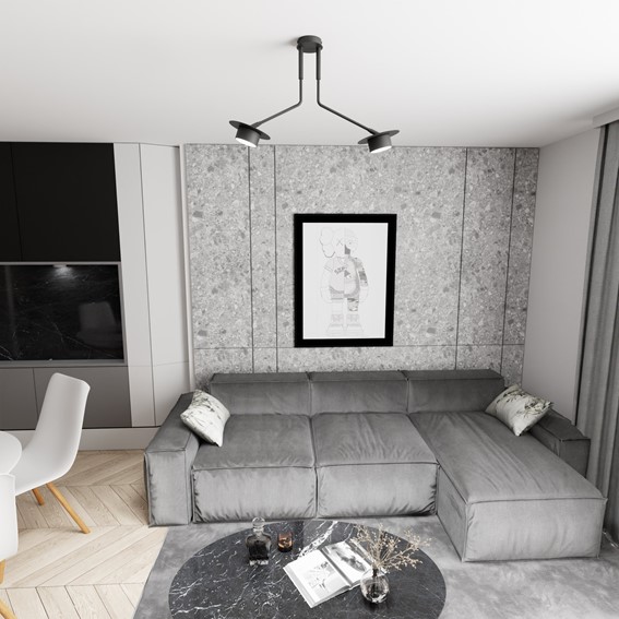 Lampa Sufitowa MIZU 2 Czarny