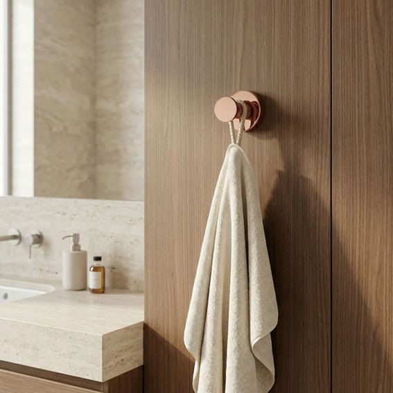 Wieszak Łazienkowy 6606A MODERN Miedź