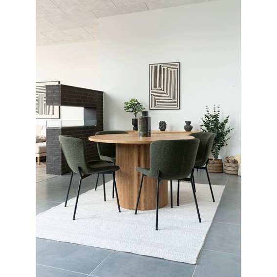 Wazon HOUSE NORDIC 30cm Zielony/Brązowy