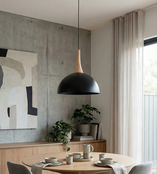 Lampa Wisząca NAUTICA 1S Czarny