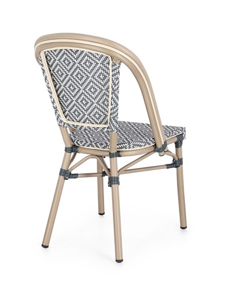 Krzesło Ogrodowe SILVEIRA Czarny