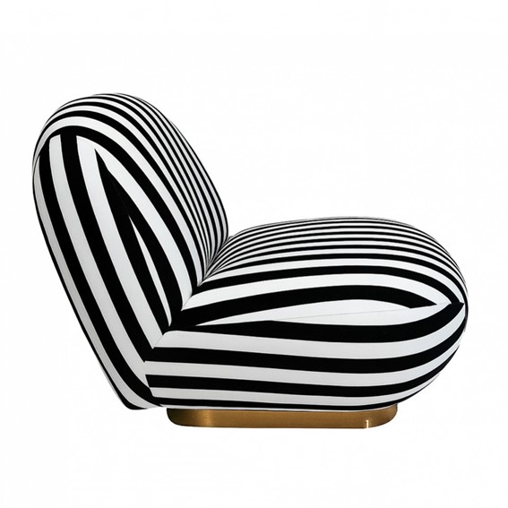 Fotel Obrotowy AZURE BiałyCzarny