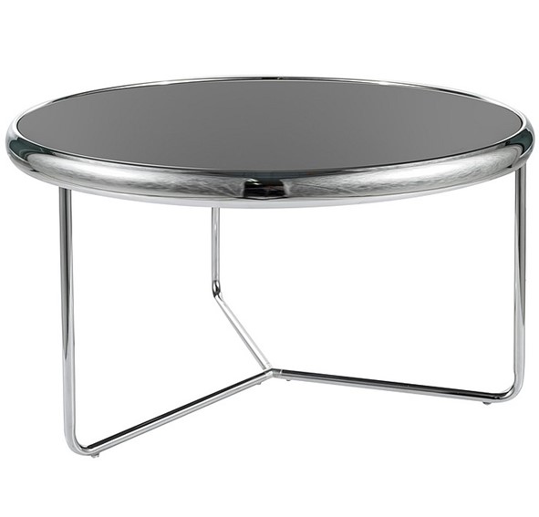 Ława SCARLET fi74 Chrom/Czarny